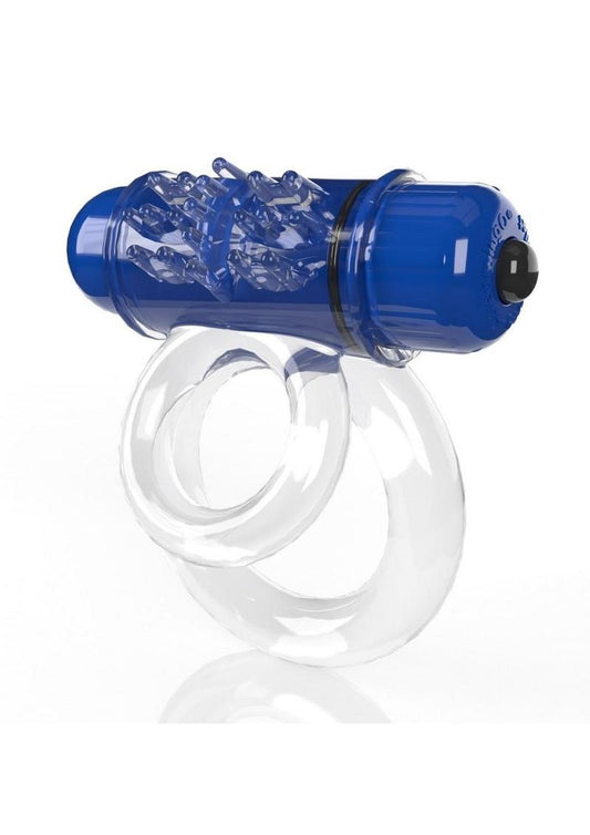 Screaming O 4b Doubleo 6 Couples Ring - Blue/Blueberry