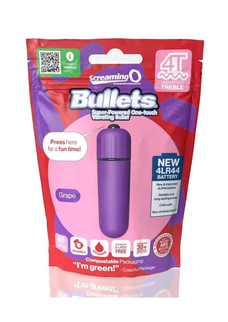 Screaming O 4t Bullet Vibrator - Grape/Purple