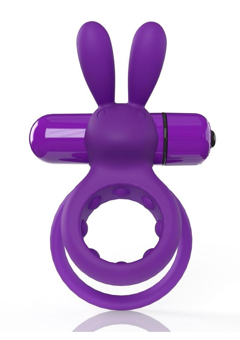 Screaming O 4t Ohare Vibrating Cock Ring - Grape/Purple