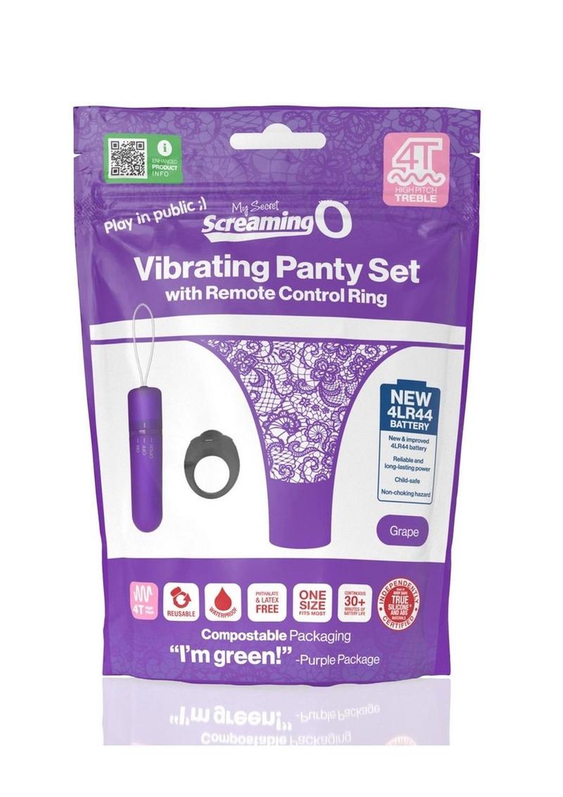 Screaming O My Secret Remote 4t Panty Vibe - Grape/Purple