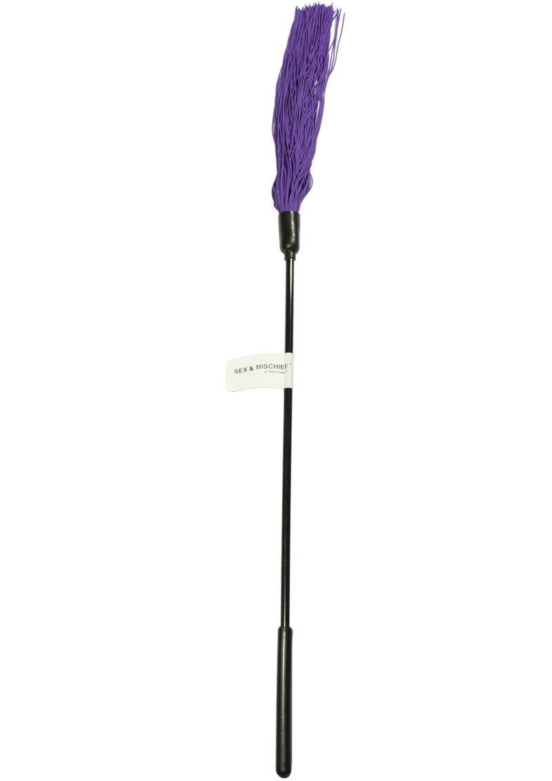 Sex and Mischief Rubber Tickler - Purple