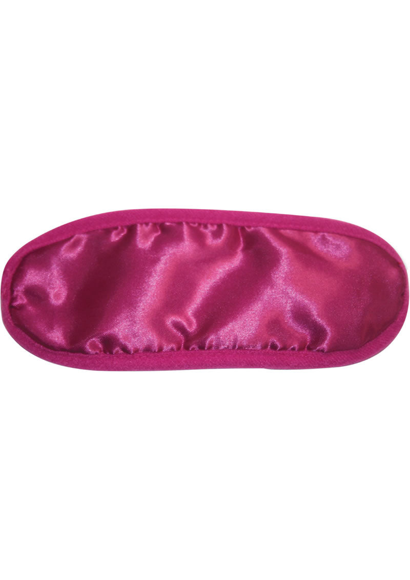 Sex and Mischief Satin Blindfold - Hot Pink/Pink