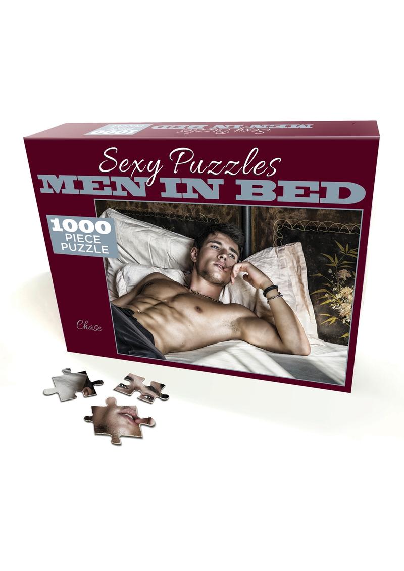 Sexy Puzzles Men In Bed Chase