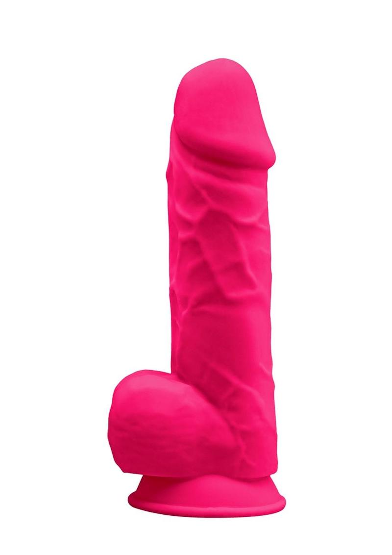 SilexD Model 2 Dd04 Silicone Realistic Dual Dense Dildo - Pink - 8.5in