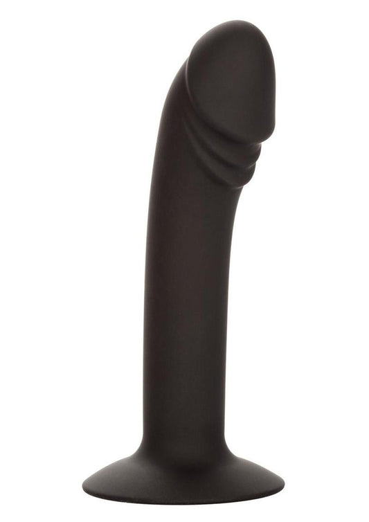 Silicone Curved Anal Stud - Black