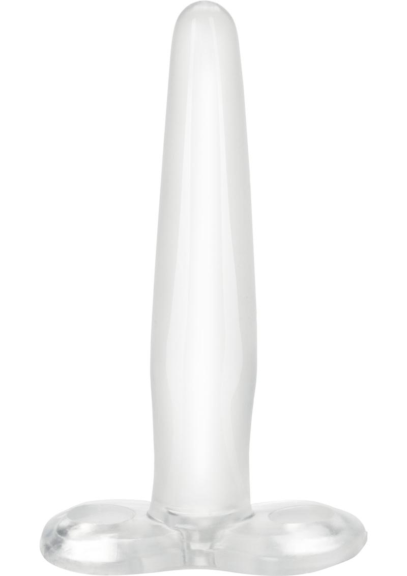 Silicone Tee Probe Butt Plug - Clear