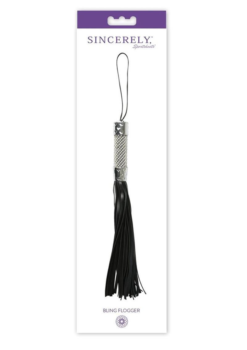 Sincerely Bling Flogger - Black/Silver