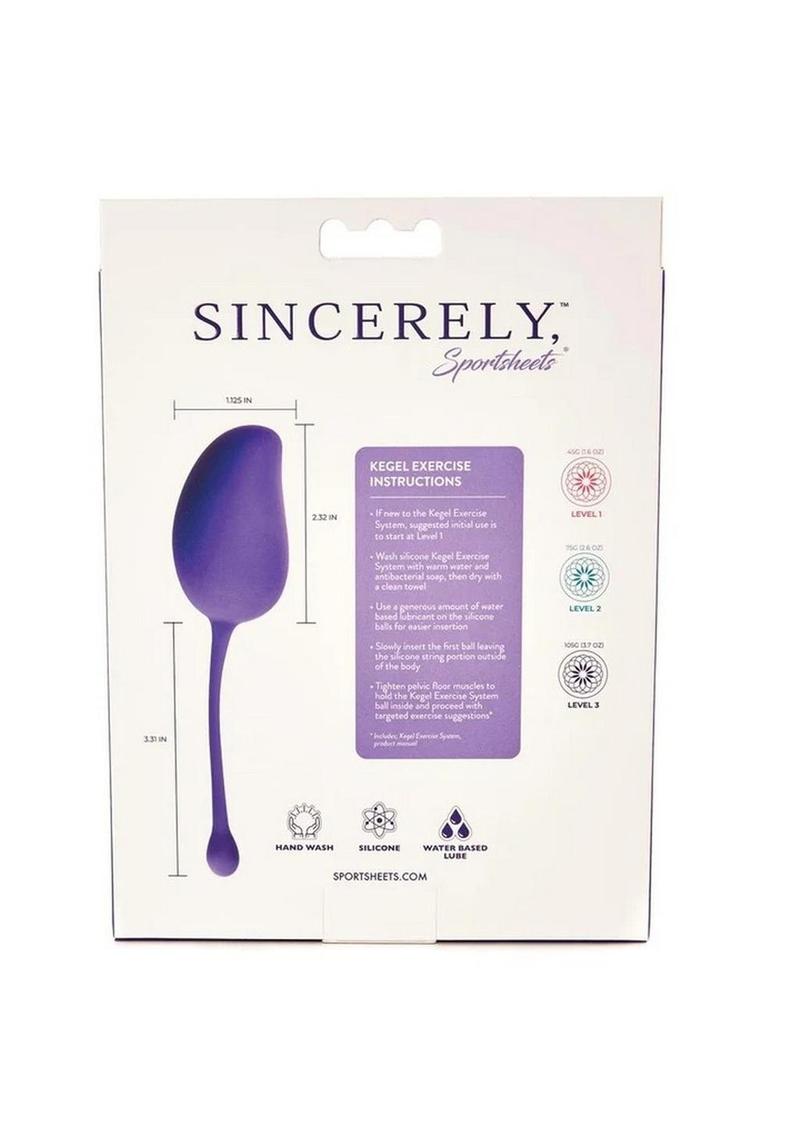Sincerely Silicone Kegel Exercise System Kit