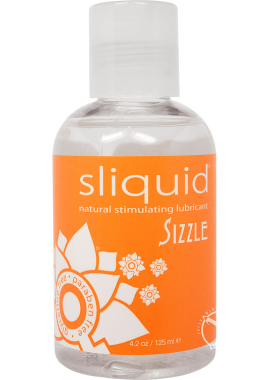 Sliquid Naturals Sizzle Warming Water Based Lubricant - 4.2oz