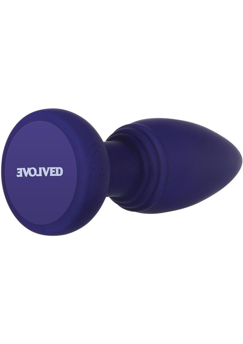 Smooshy Tooshy Rechargeable Silicone Anal Plug with Remote Control