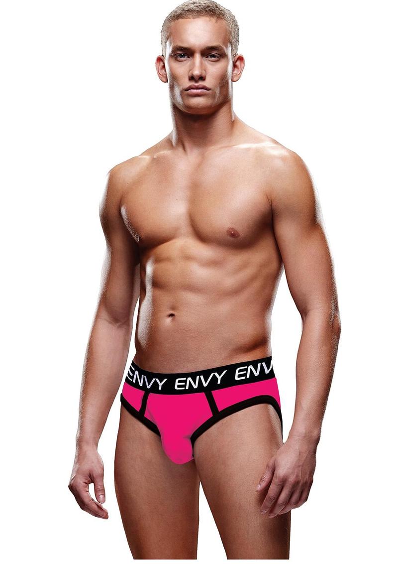 Solid Envy Jock - Black/Pink - Medium/Small