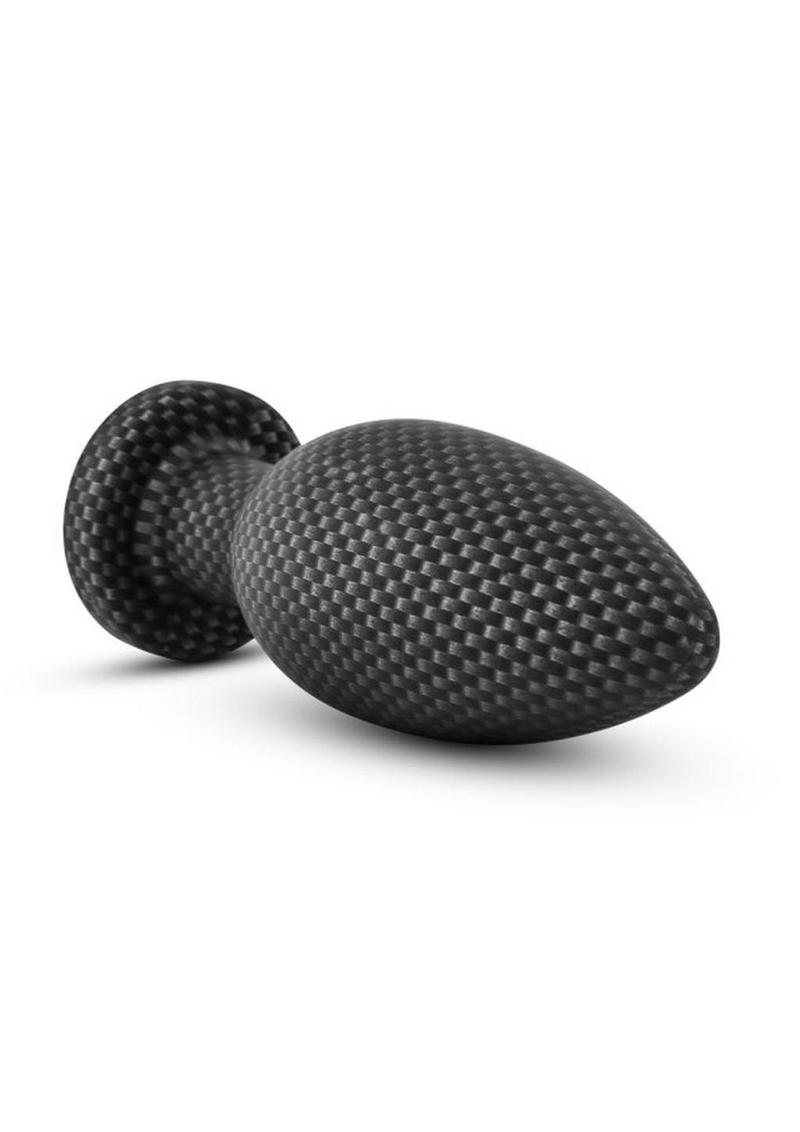 Spark Silicone Butt Plug - Small - Carbon Fiber