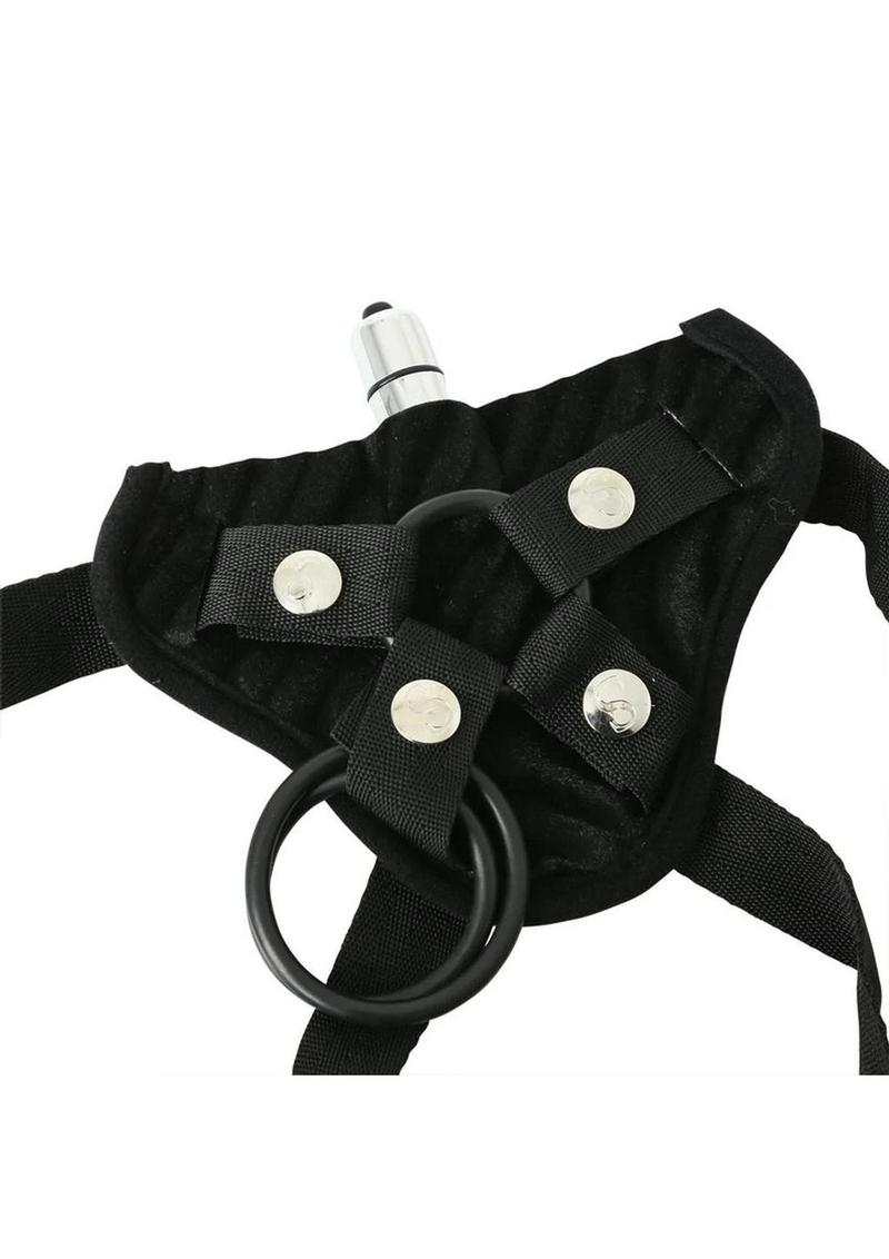 Sportsheets Vibrating Raven Corsette Strap-On Adjustable Harness
