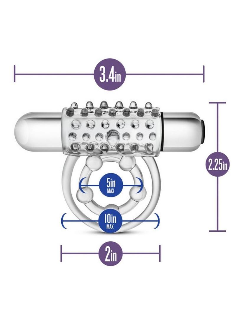 Stay Hard Vibrating Super Clitifier Cock Ring with Bullet