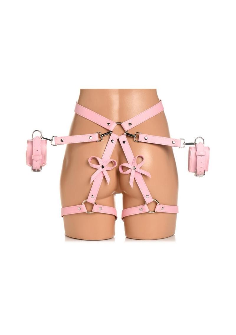 Strict Bondage Harness with Bows