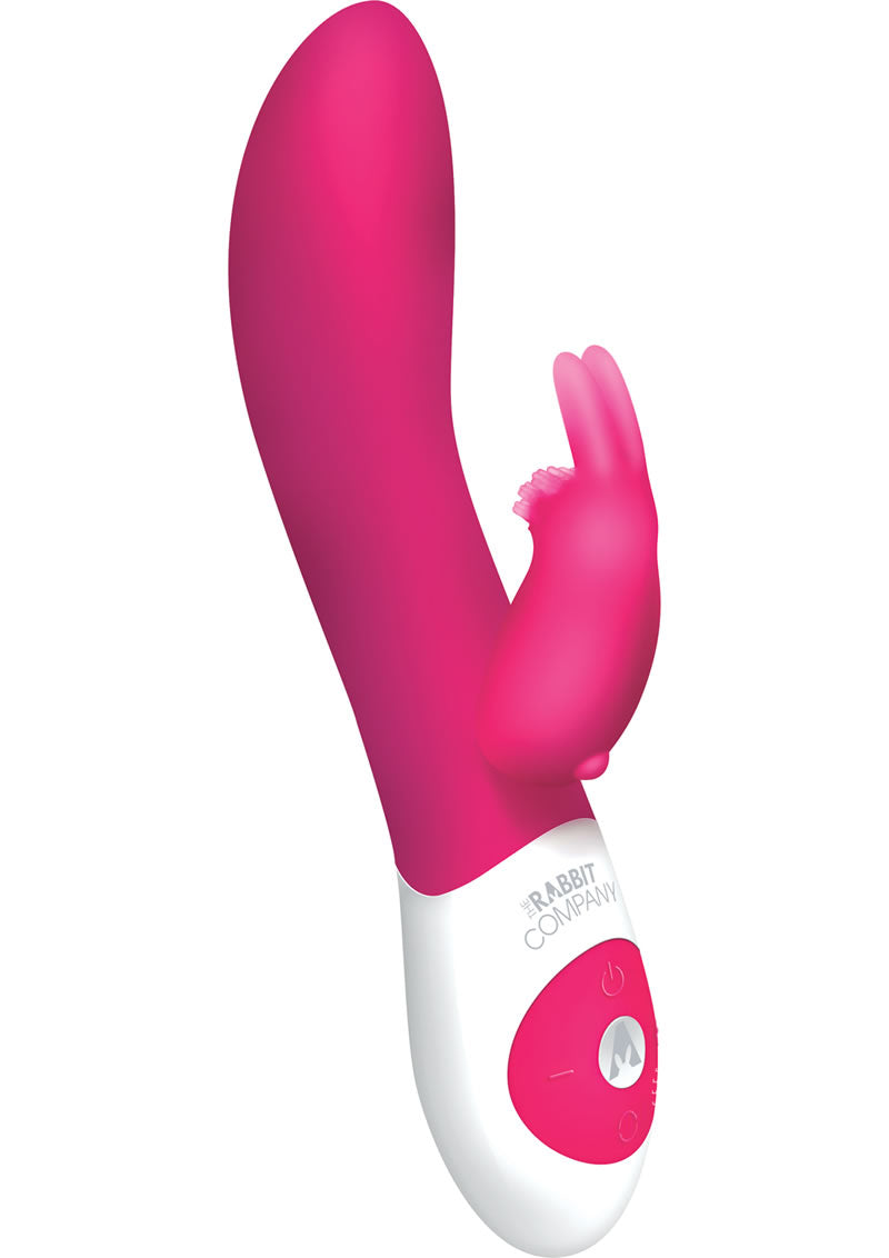 The Classic Rabbit Rechargeable Silicone G-Spot Vibrator - Pink