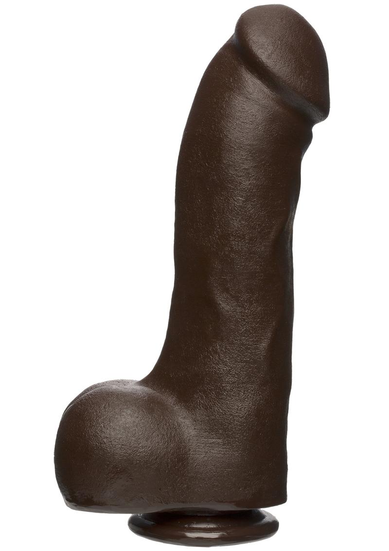 The D Master D Firmskyn Dildo with Balls - Chocolate - 12in