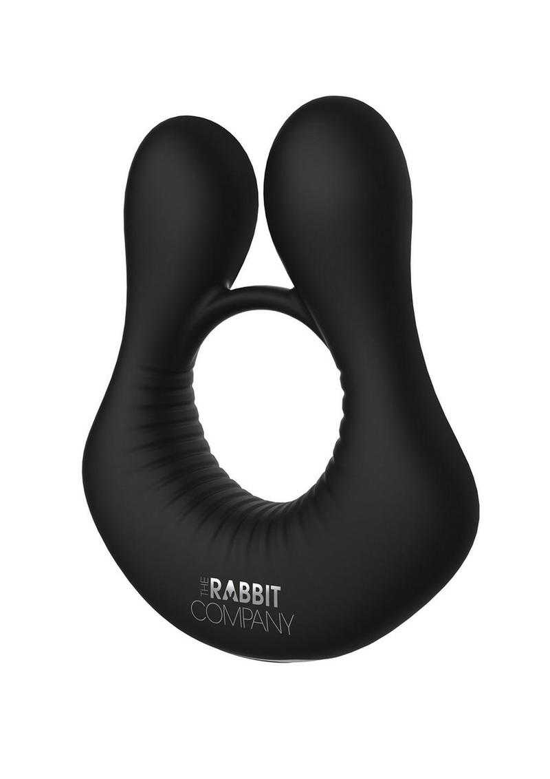 The Deluxe Rabbit Ring Rechargeable Silicone Couples Ring