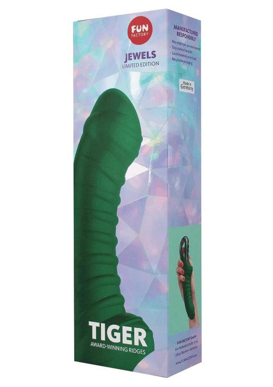Tiger G5 Silicone Vibrator - Emerald/Green