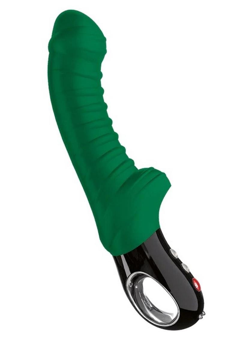 Tiger G5 Silicone Vibrator - Emerald/Green