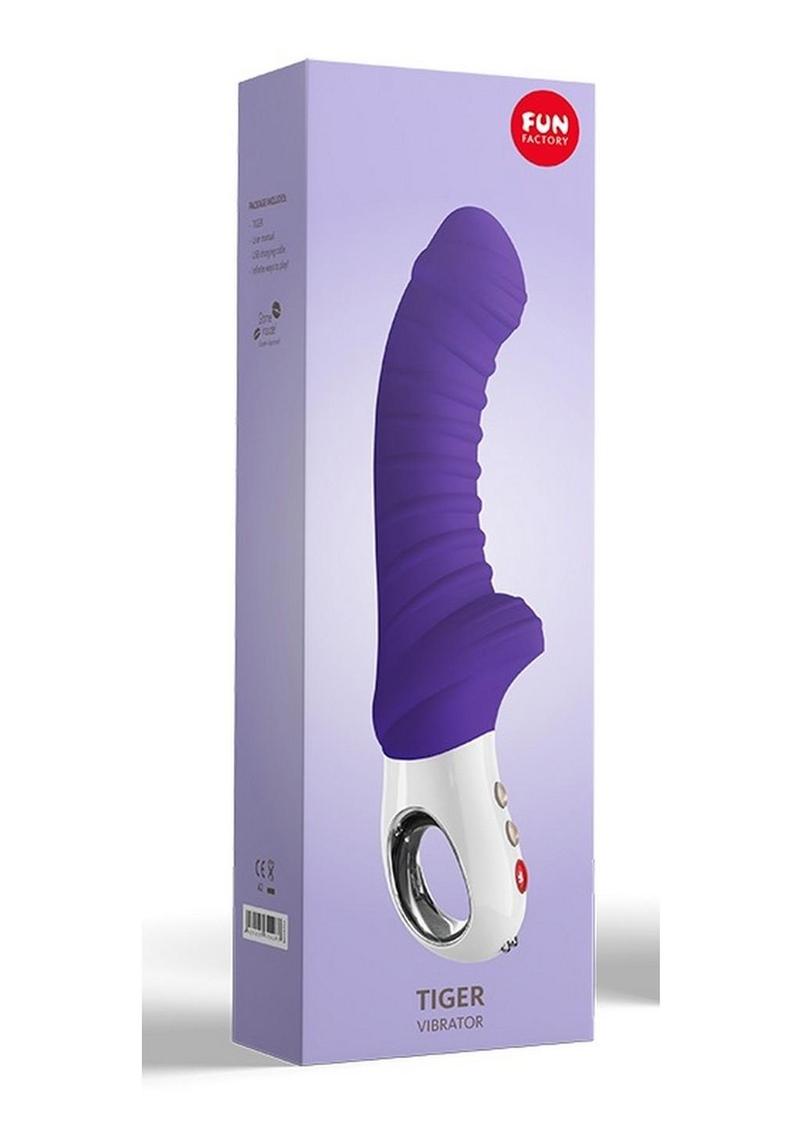 Tiger G5 Silicone Vibrator - Purple/Violet
