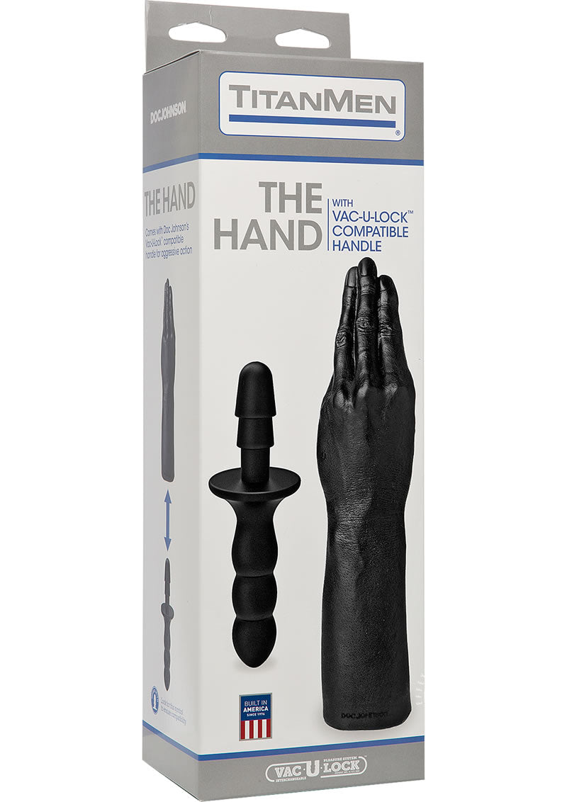 Titanmen The Hand Dildo with Handle - Black