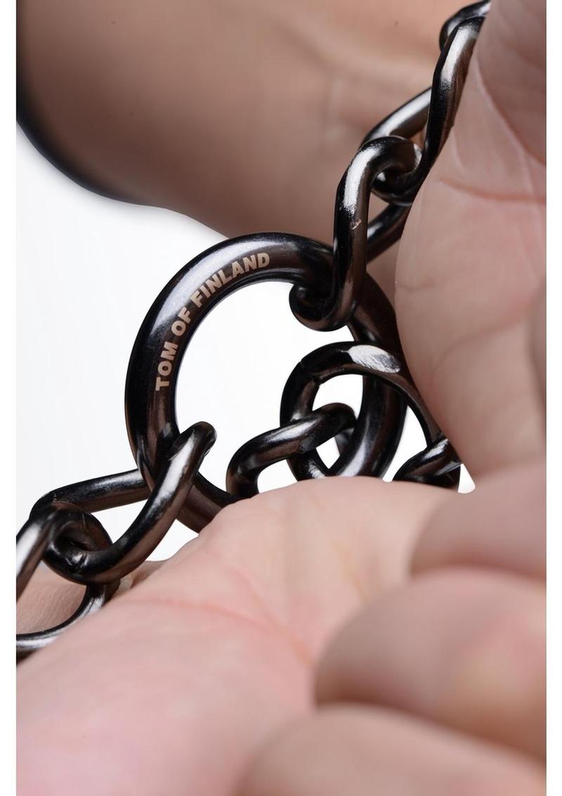 Tom Of Finland Locking Chain Cuffs