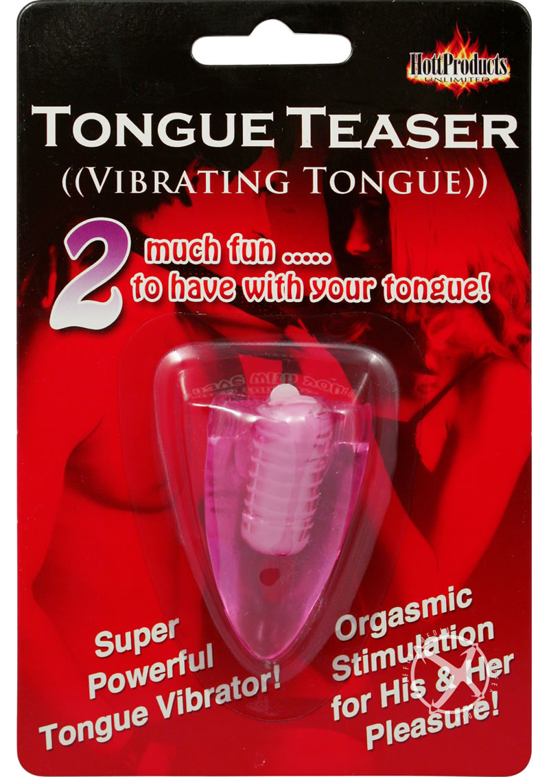 Tongue Teaser Silicone Oral Vibrator - Magenta/Pink