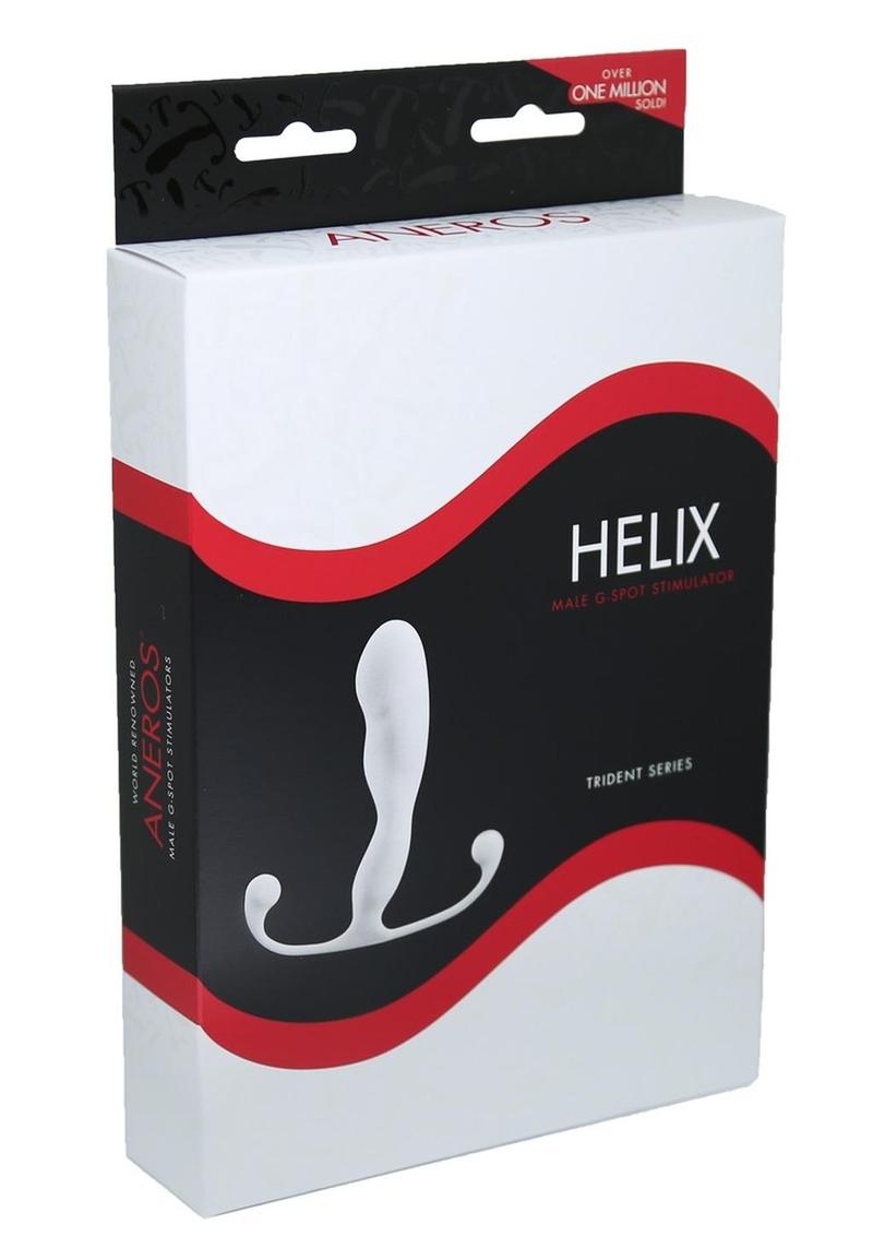 Trident Series Helix Male G-Spot Stimulator - White