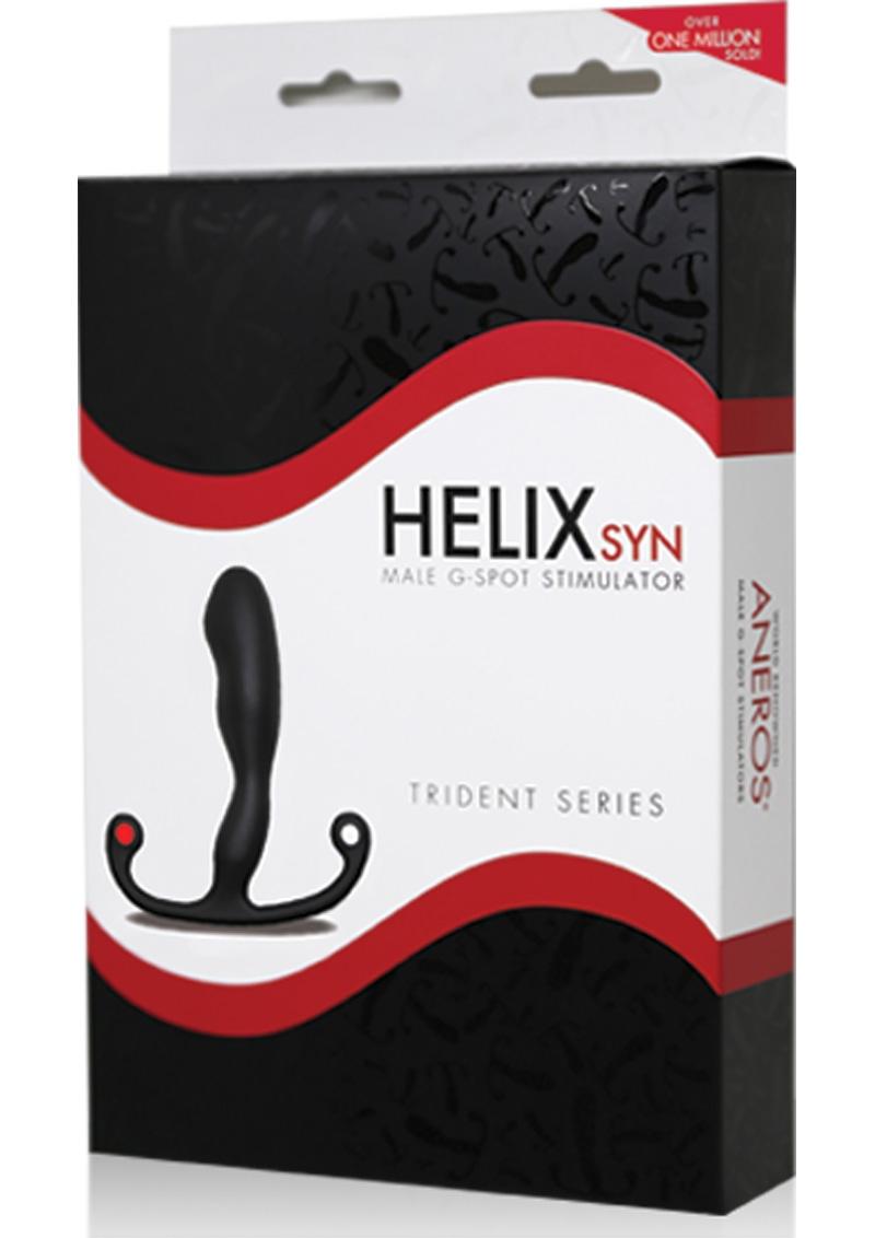 Trident Series Helix Syn Male G-Spot Stimulator - Black