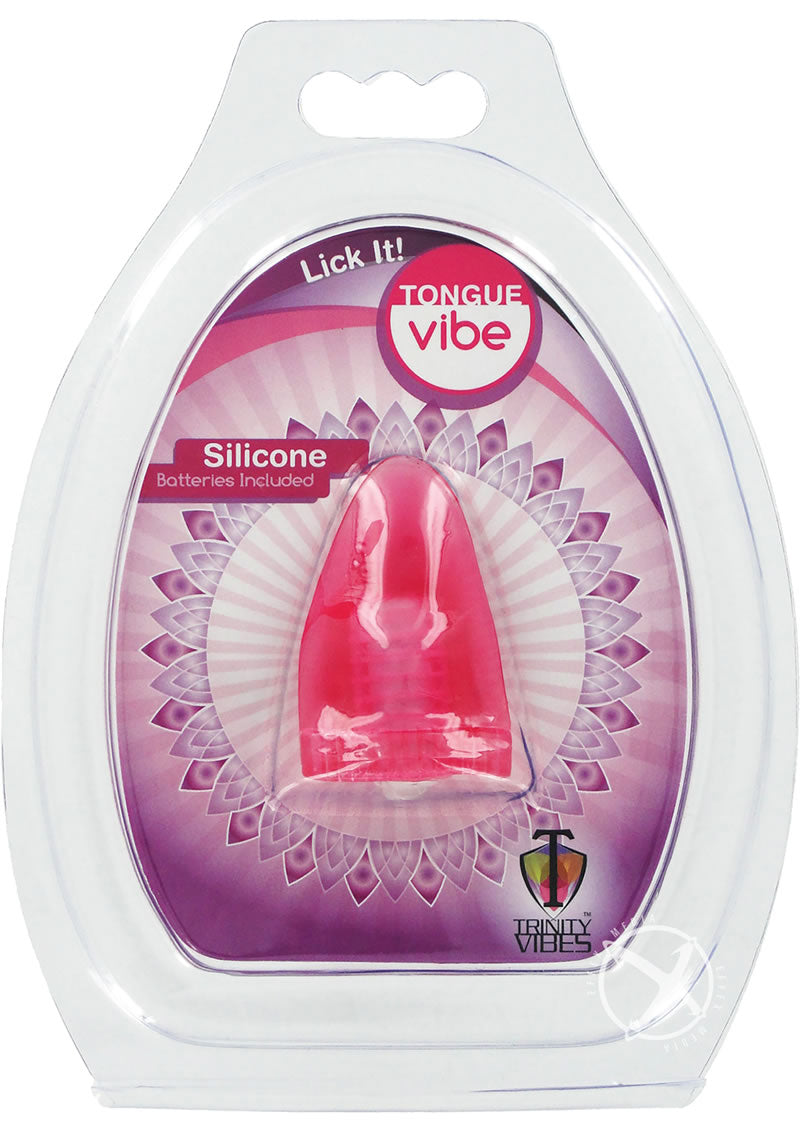 Trinity Vibes Lick It! Silicone Tongue Vibrator - Pink
