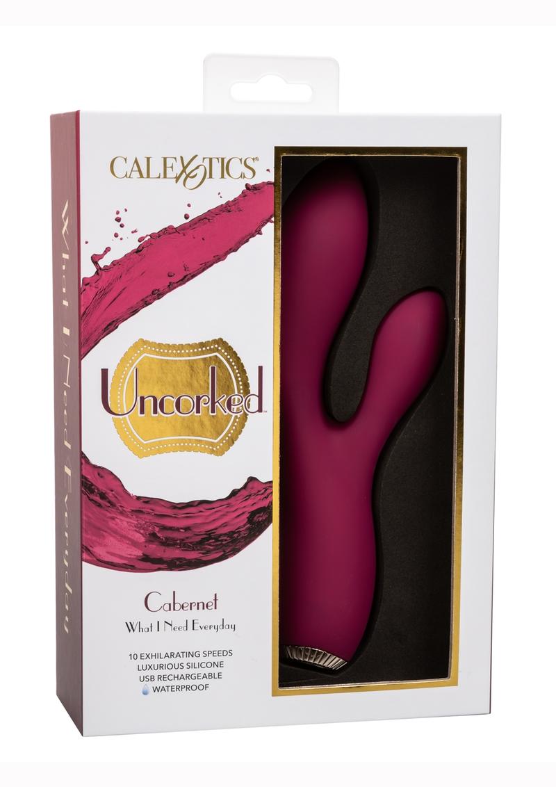 Uncorked Cabernet Silicone Rechargeable Rabbit Vibrator - Pink