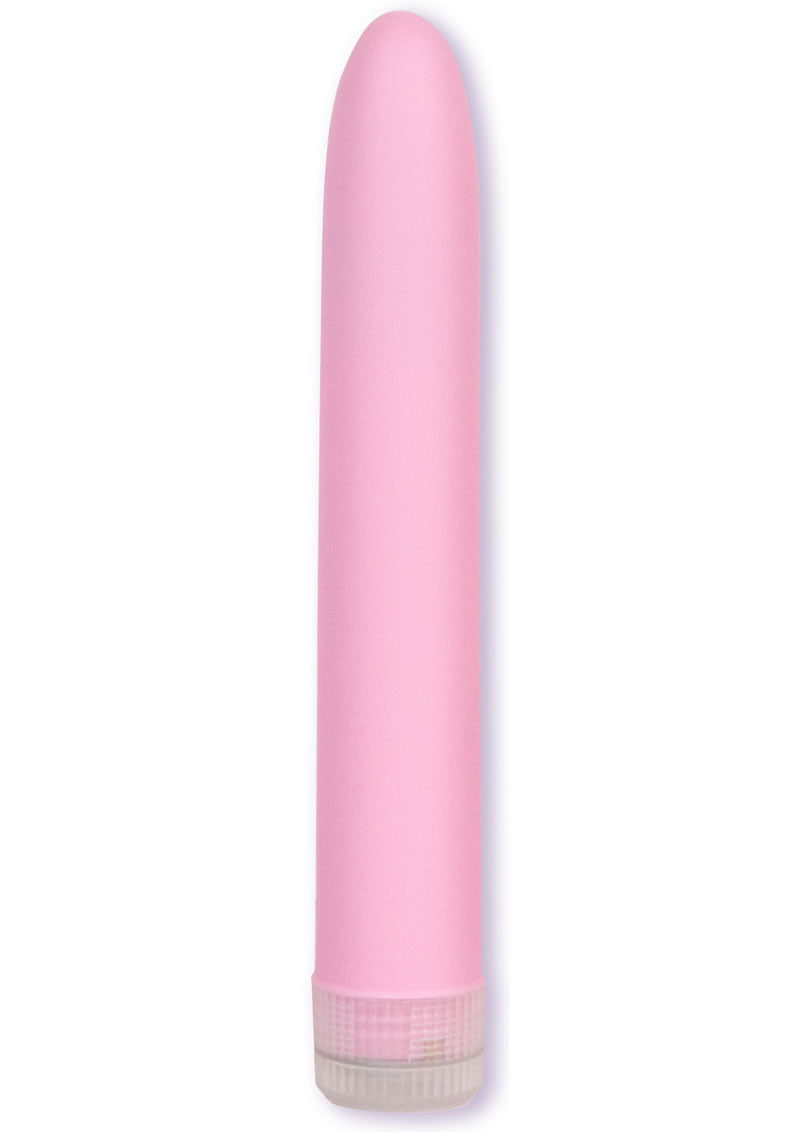 Velvet Touch Vibes Waterproof Vibrator - Pink - 7in