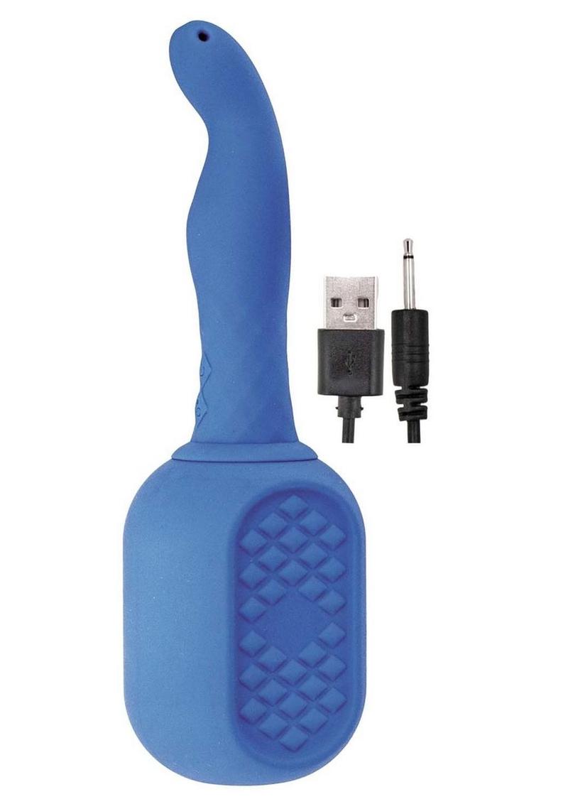 Vibrating Douche Rechargeable Silicone Anal Douche