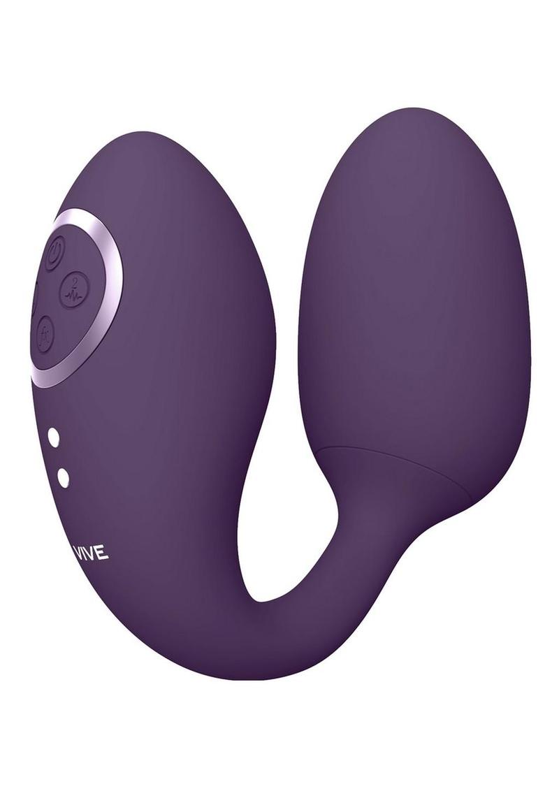 Vive Aika Rechargeable Silicone Pulse Wave and Vibrating Love Egg
