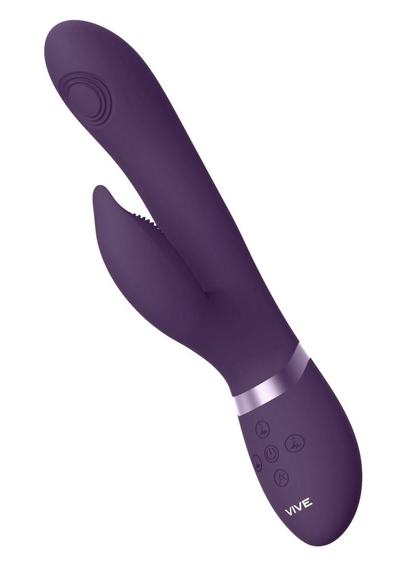 Vive Aimi Rechargeable Silicone Pulse Wave and Vibrating G-Spot Rabbit
