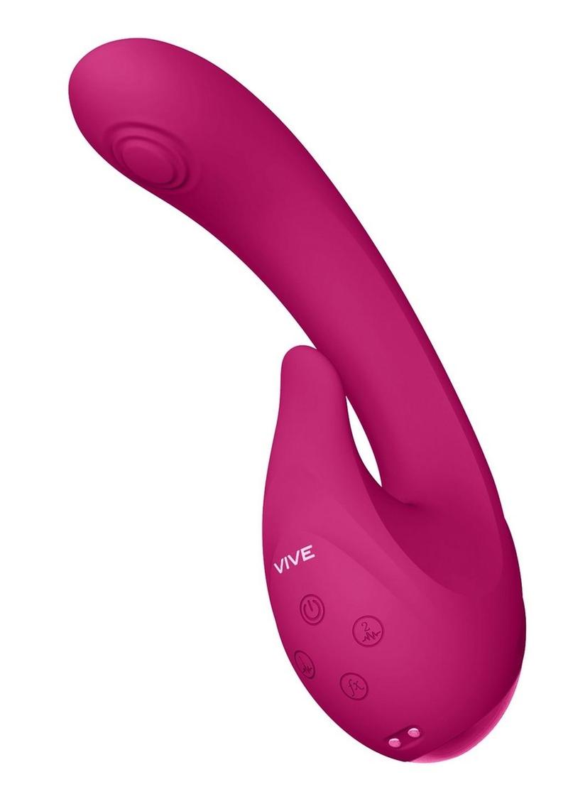 Vive Miki Rechargeable Silicone Pulse Wave and Flickering G-Spot Vibrator