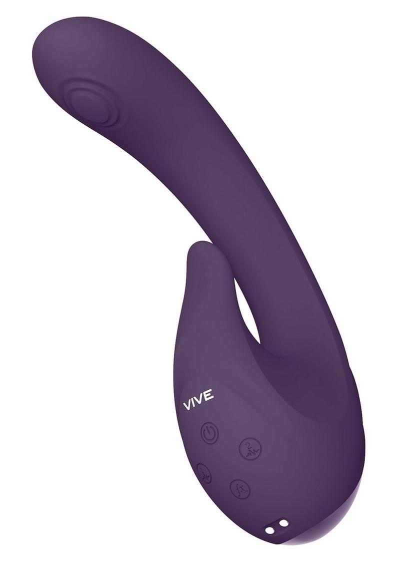 Vive Miki Rechargeable Silicone Pulse Wave and Flickering G-Spot Vibrator