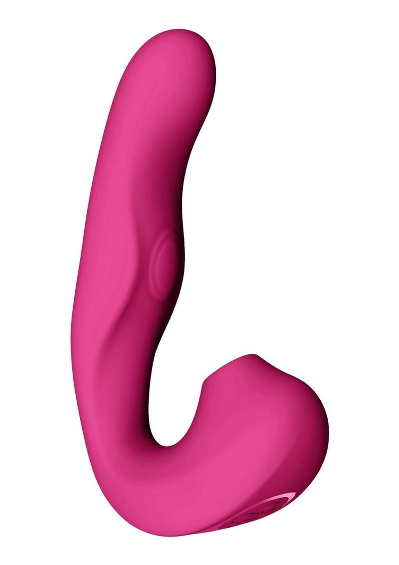Vive Zaki Air Wave Pulse Wave and G-Spot Rechargeable Silicone Vibrator