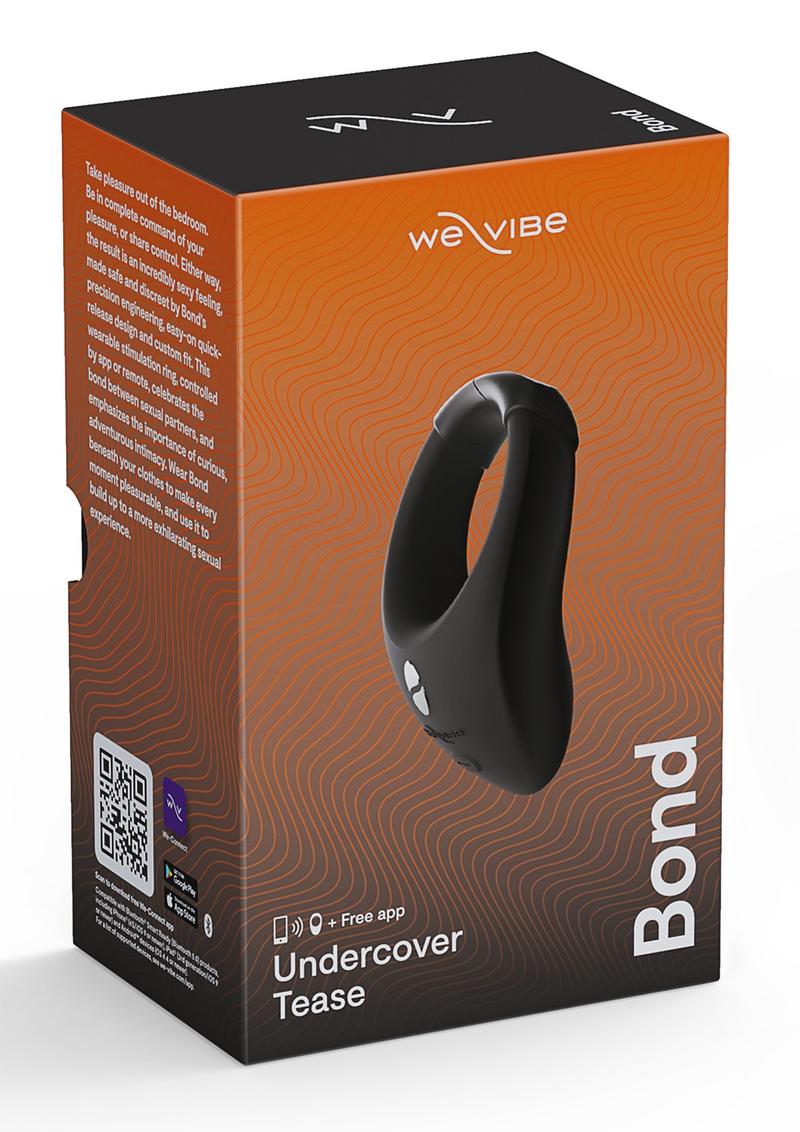 We-Vibe Bond Rechargeable Silicone Cock Ring - Black