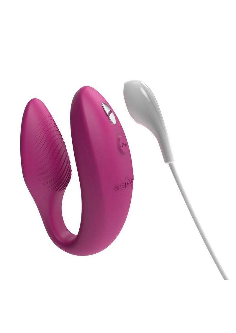We-Vibe Sync Rechargeable Silicone Couples Vibrator with Remote Control - Dusty
