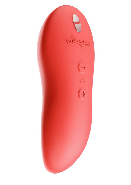 We-Vibe Touch X Rechargeable Silicone Clitoral Mini Vibrator - Crave - Coral