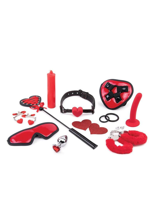 WhipSmart 10pc Heartbreaker - Black/Red - Set