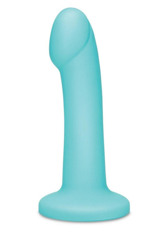 WhipSmart Remote Control Rechargeable Silicone G-Spot/P-Spot Dildo - Blue - 7in