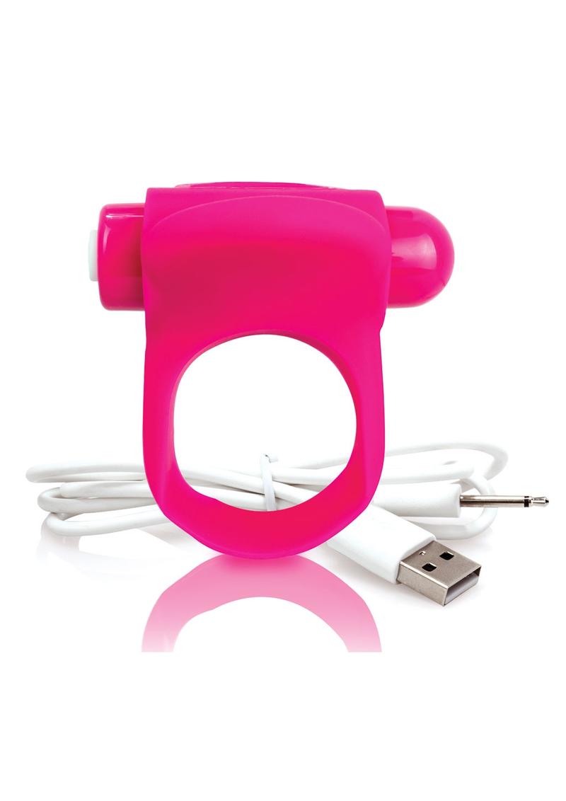 You-Turn Rechargeable Plus Silicone Ring Waterproof - Pink/Strawberry