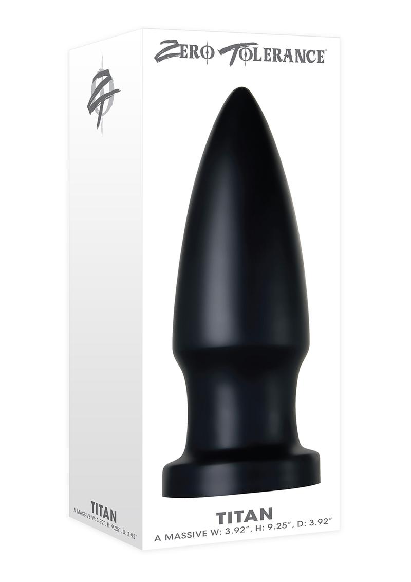 Zero Tolerance Titan Anal Plug - Black