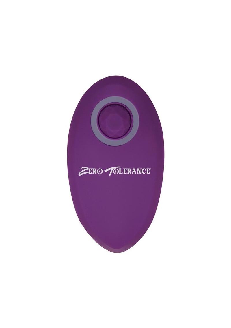 Zero Tolerance Tunnel Teaser Rechargeable Silicone Remote Control Anal Plug