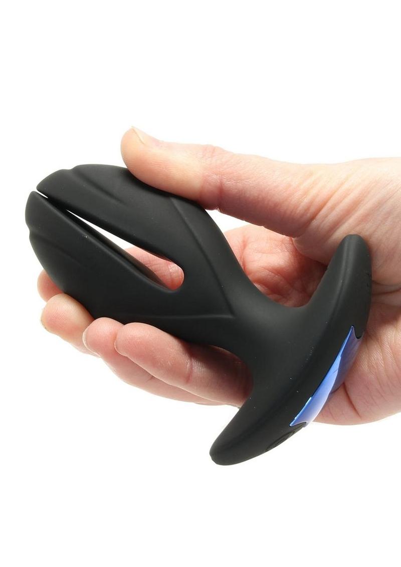Zeus Electro-Spread 64x Vibrating and E-Stim Silicone Rechargeable Butt Plug with Remote Control