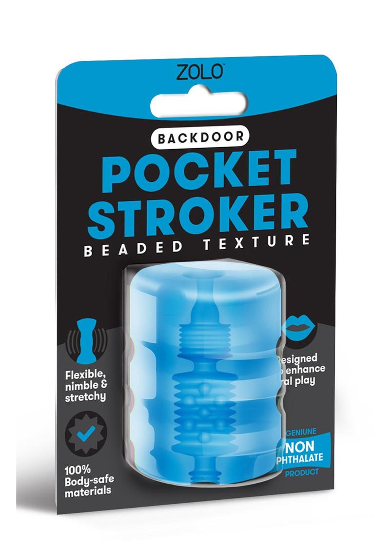 ZOLO Backdoor Pocket Stroker - Blue